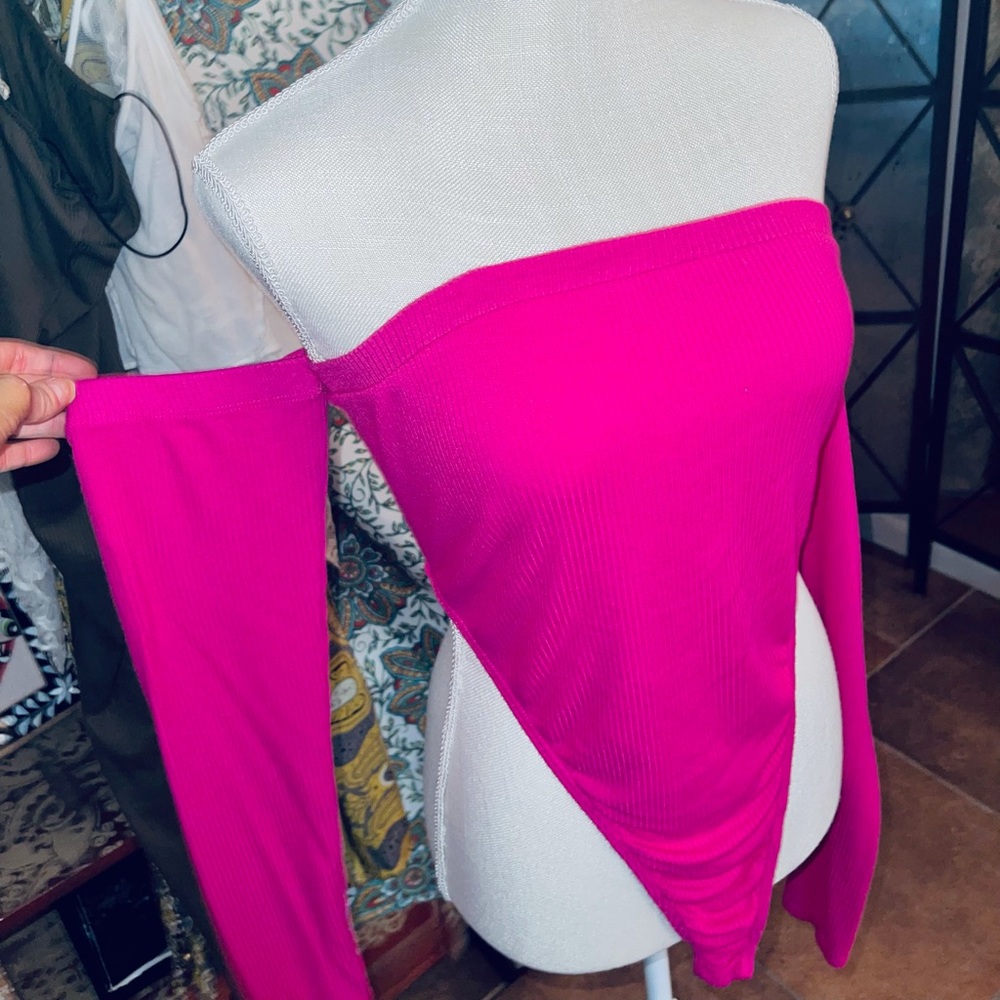 Express off the shoulder bodysuit